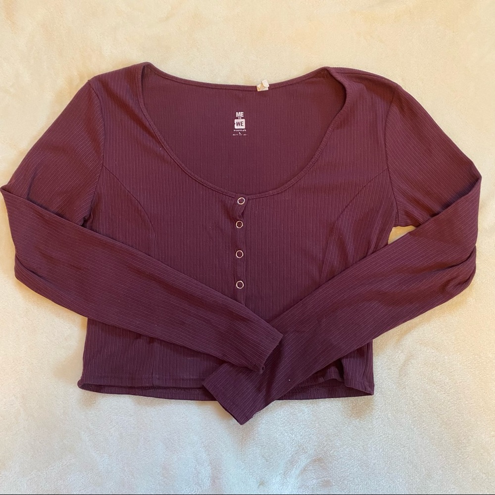 pacsun cropped long sleeve
